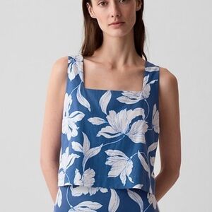 Linen Blend Tank Top